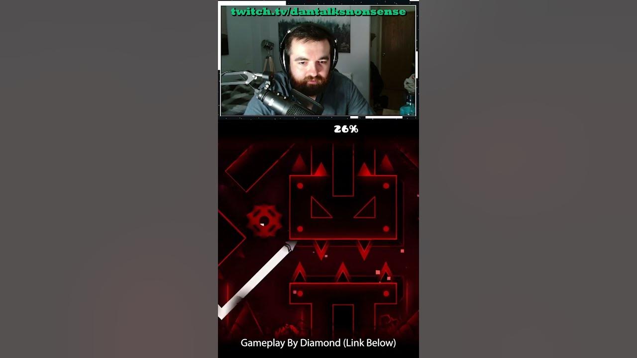 "This Level Doesn't Look So Bad"... HUHHH?!? Slaughterhouse Reaction 💀 #geometrydash #gaming #shorts