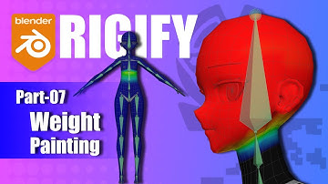 Blender - Character Rigging with Rigify Part 07 | Weight Painting