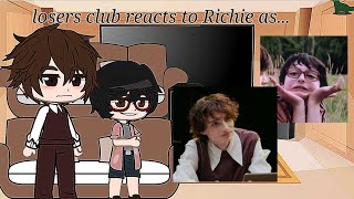 Losers club reacts to richies future as finn wolfhard/ IT+ IRL/ (1/2) Glitched out