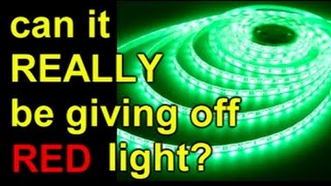 Splitting light with a diffraction grating: Can green light really be red?