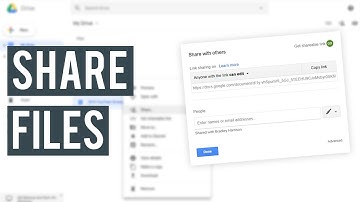 How To Share Files on Google Drive | Google Drive Shared Folder Tutorial