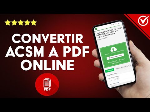 ¿Convertir archivos de formato ACSM a PDF Online? - Los mejores sitios