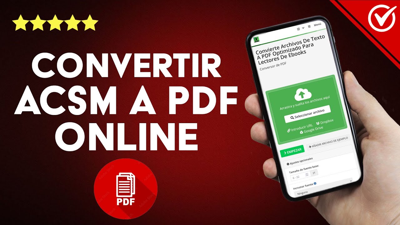 ¿Convertir archivos de formato ACSM a PDF Online? - Los mejores sitios
