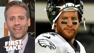 Carson Wentz was terrible in the Eagles' loss vs. the Vikings - Max Kellerman | First Take Profile