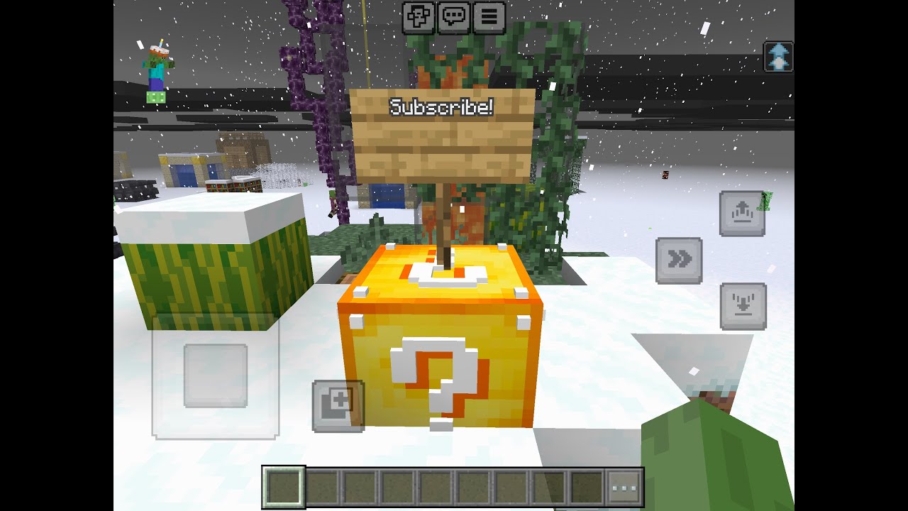 Lucky blocks in Minecraft