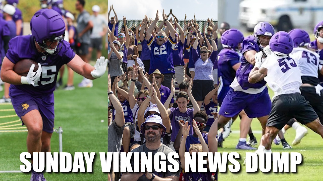 Minnesota Vikings News Dump (8.2.26) | Fans Back at TCO! Minnesota Vikings News Dump (8.2.26) | Fans Back at TCO!