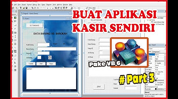 Membuat Aplikasi Penjualan / Kasir Dengan VB 6.0 Part 3