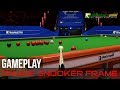 Online snooker frame gameplay  shooterspool billiards simulation