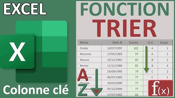 Apprendre à utiliser la fonction Excel Trier