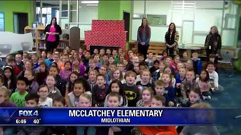 Evan visits McClatchey Elementary