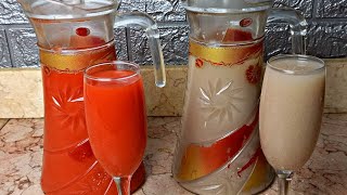 مشروبات رمضان طريقة عمل السوبيا  على أصولها  اقتصاديه بكميه  وفيره