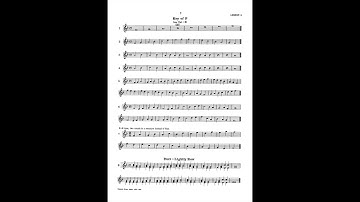 Rubank Elementary Method Saxophone L6 8 top line 50 bpm