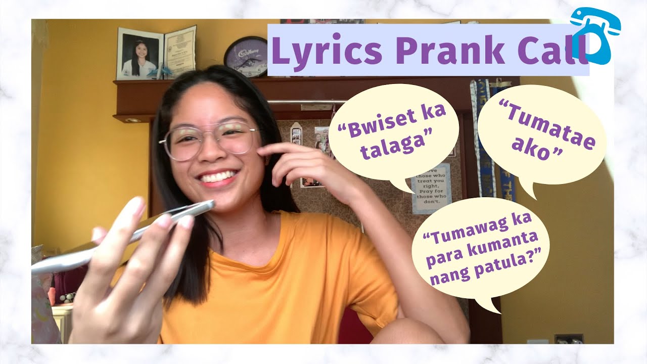 Lyrics Prank Call To My Friends | PrankLey - YouTube