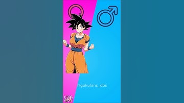 Genderswap ♂️♀️ Dbs Character in Female mode #shorts #dbs #goku #dragonball