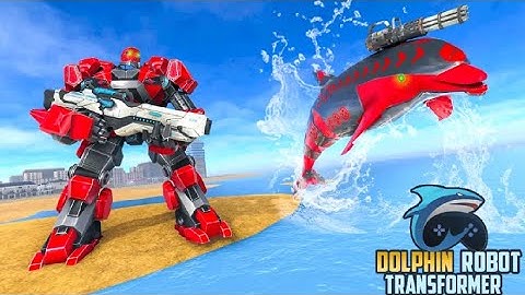 Dolphin Robot Transform Wars