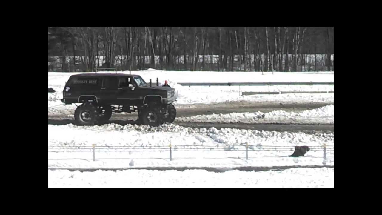 Whiskey Bent Tire Pull at Vermonster Snow Bog 2014