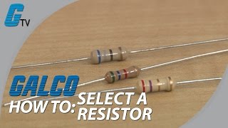 How to Select a Resistor screenshot 1