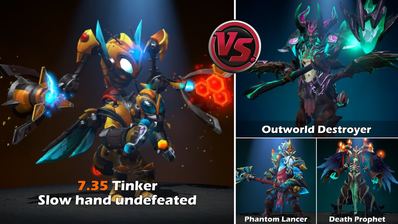 Tinker 7.35 Solo MMR beat OD | support me to reach 1K subscribers (Dota ...