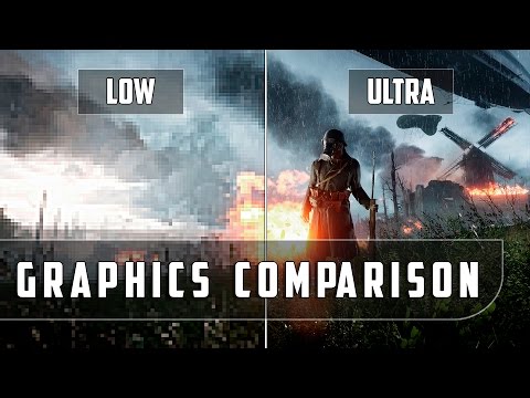 Battlefield 1 – PC Low Vs Ultra Detailed Graphics Comparison
