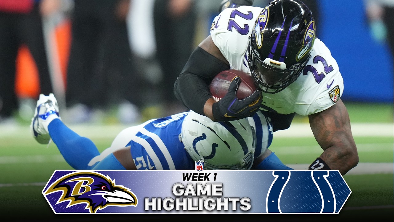 [NFL] 볼티모어 레이븐스 41 : 23 인디애나폴리스 콜츠 경기 결과·하이라이트