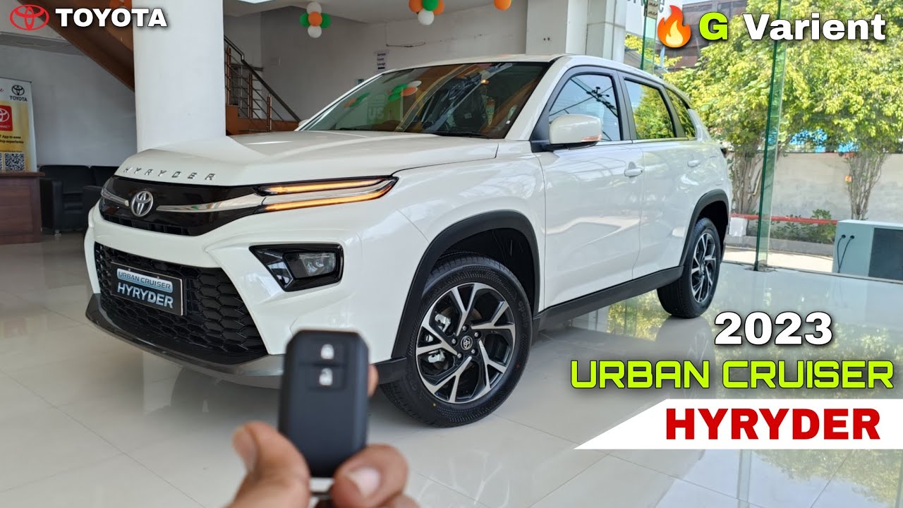 इसमें कुछ तो बात है🤔 New Toyota Urban Cruiser Hyryder 2023 G Variant ...