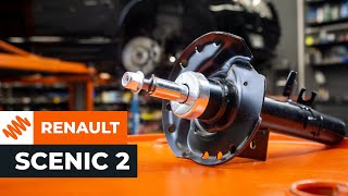 Hvordan man skifter reparationssæt til suspensionsstiver RENAULT SCENIC 2 Vejledning | Autodoc