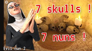 Evil nun secret ! 7 evil nun💀