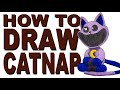 How to draw CatNap (Poppy Playtime III)