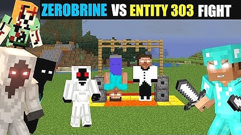 ENTITY 606 ATTACK ON ZEROBRINE😱|ENTITY 303 VS HEROBRINE|BIG FIGHT| @MiraniGamer|mirani gamer|