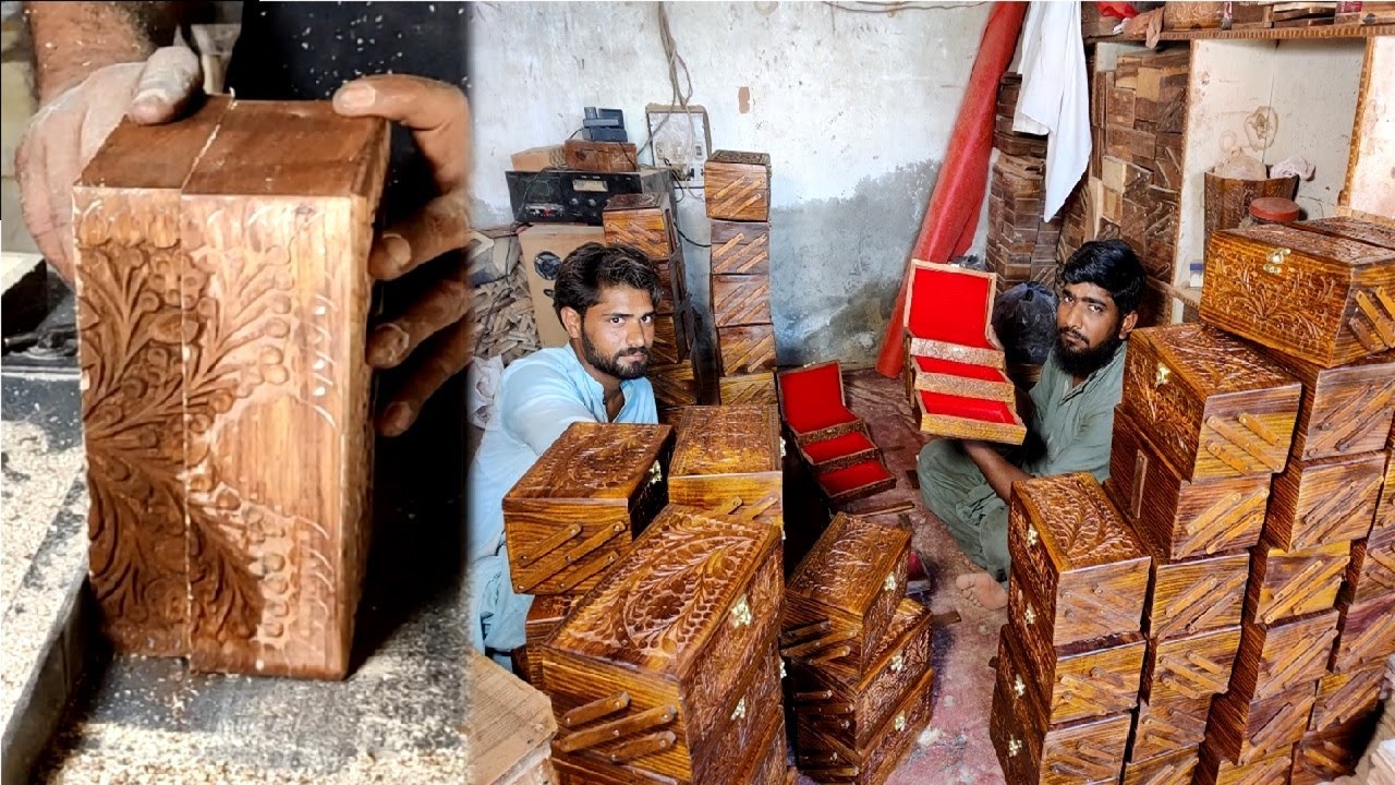 Fascinating Process to Make Antique Jewellery Box | Woodworking Project