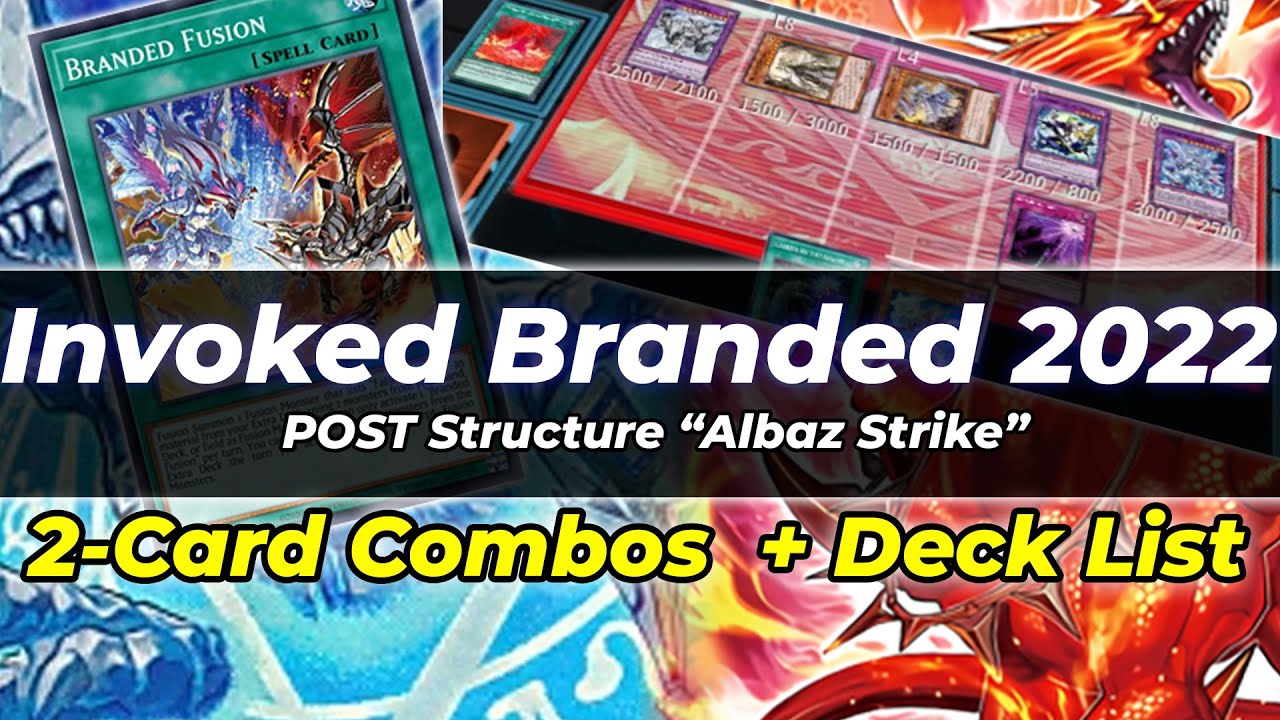 Invoked Branded Deck 2022 Post Structure Albaz Strike 2Card COMBOS 🔥