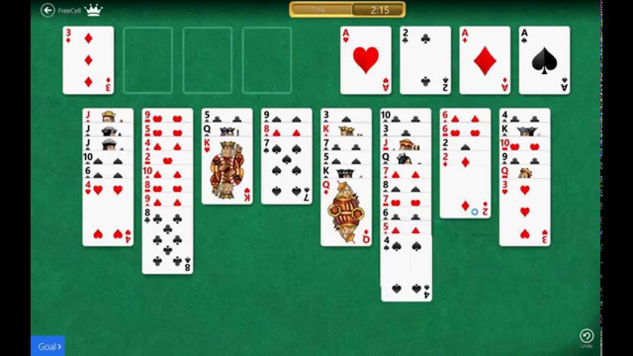 FreeCell\Expert I - Solve the deck in no more than 100 moves 