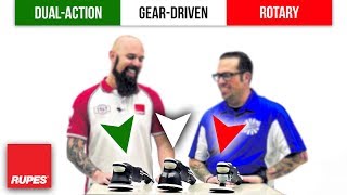 Which STYLE is right for YOU? | RUPES Bigfoot DualAction vs GEARDRIVEN Mille vs ROTARY