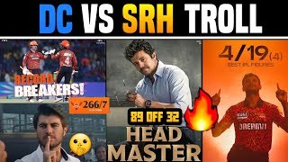 DC VS SRH IPL 2024 TROLL | TELUGU TROLLS | WARNER | KLASSEN | HEAD | CUMMINS