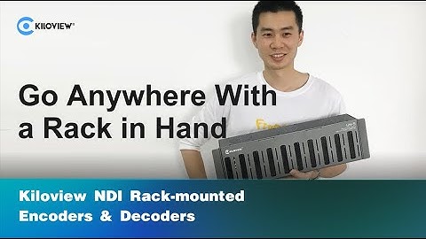 Rack-Mounted TOO HEAVY? Light ever with all interface & all Full NDI series