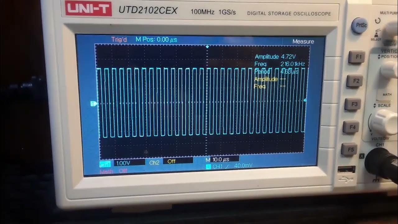 Arduino 8MHz Variable Frequency Generator - YouTube