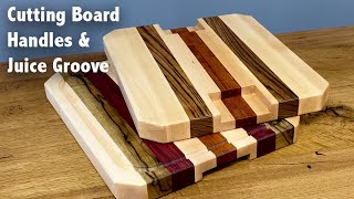 How to make Make a Cutting Board Handles & Juice Groove JIG