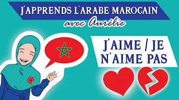 Comment dire je t'aime en arabe marocain ?