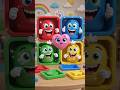 🌈 Color Sorting Toy Blocks Challenge | Funny Learning Toys for Kids 😍 | Farmer 3D USA #Shorts