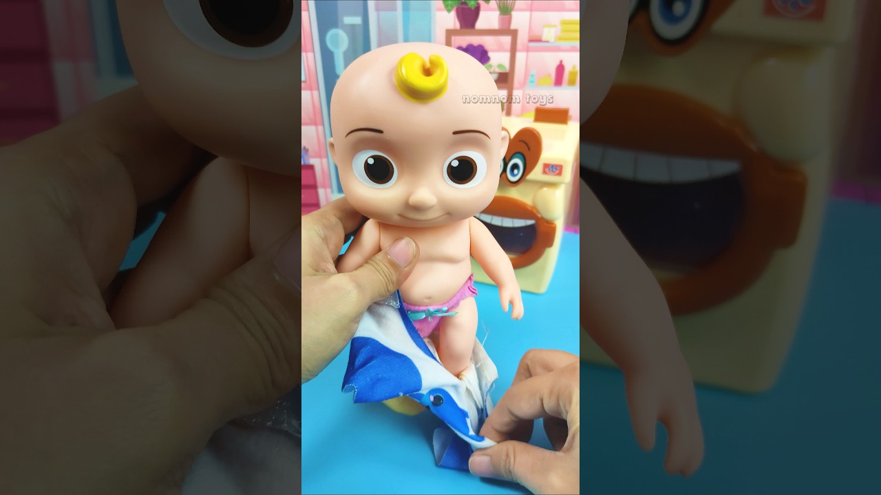 Satisfying with NomNom ASMR Unboxing Videos Washing Machine Set Toys 