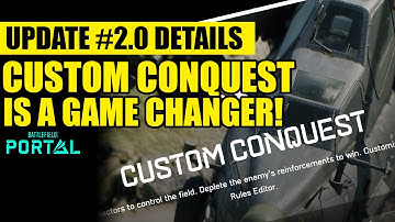 Battlefield 2042 Portal - All the game changing details in Season 2 - Custom Conquest Rules Editor
