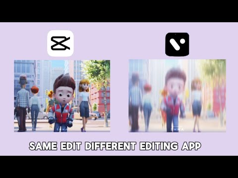 I made the same edit on 2 different editing apps✨ | comparison