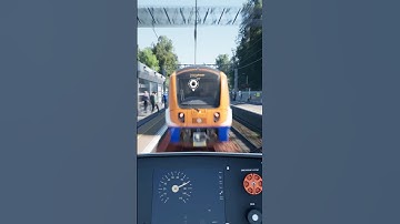 Train Driver Falls Asleep… Then This Happened 😐 #TrainCrash #londonoverground #shorts #tsw5