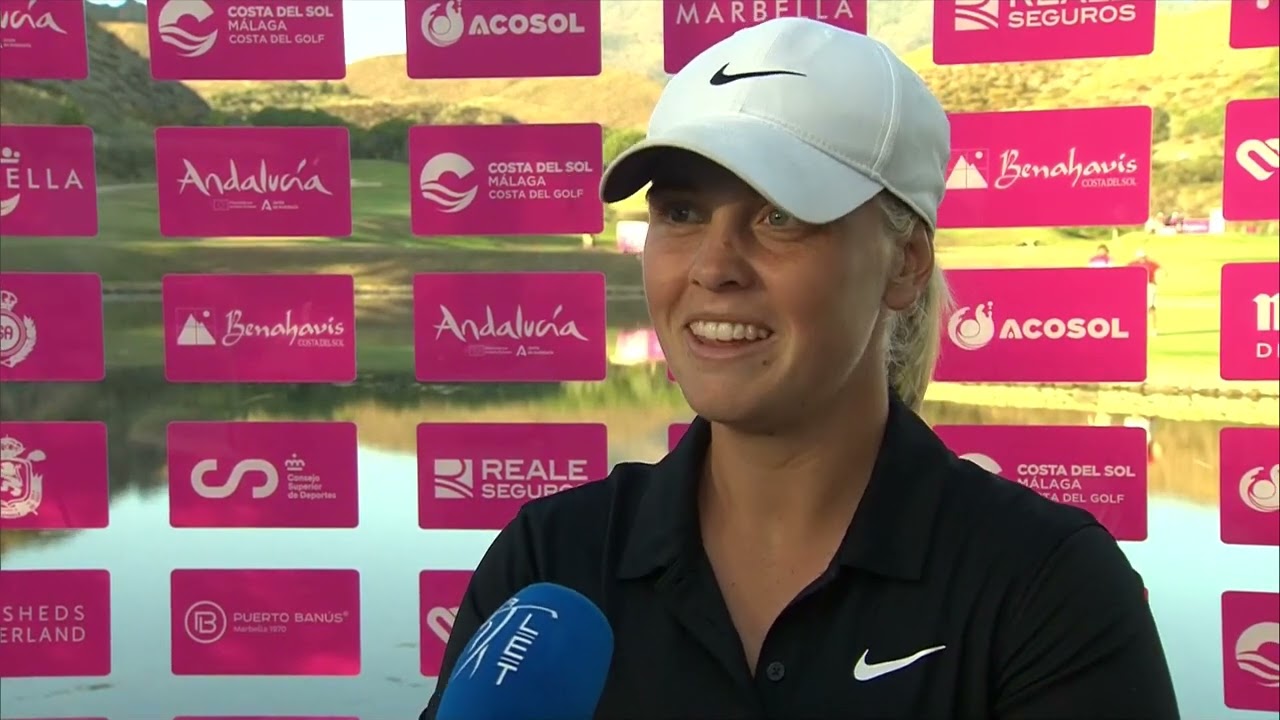 Ladies European Tour Andalucia Open de Espana Round 2 - Interview Maja Stark (English)