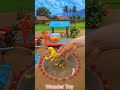 Toy Hand Pump Motor Se Gay Ki Dhulai | Amazing Mini Village Farming