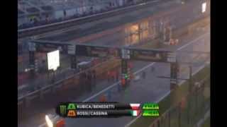 Video thumbnail of "Monza Rally Show Final - Kubica vs Rossi - last half of the final lap"