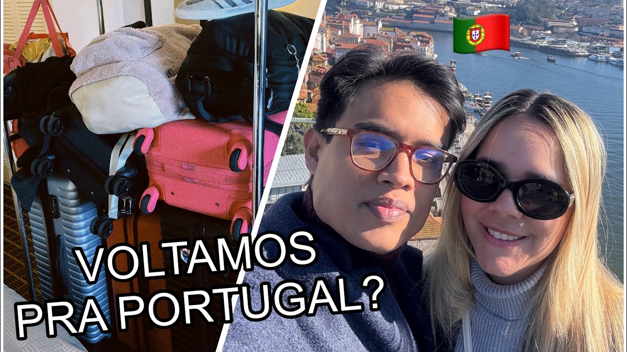 VOLTAMOS PRA PORTUGAL??? Vlog viagem 