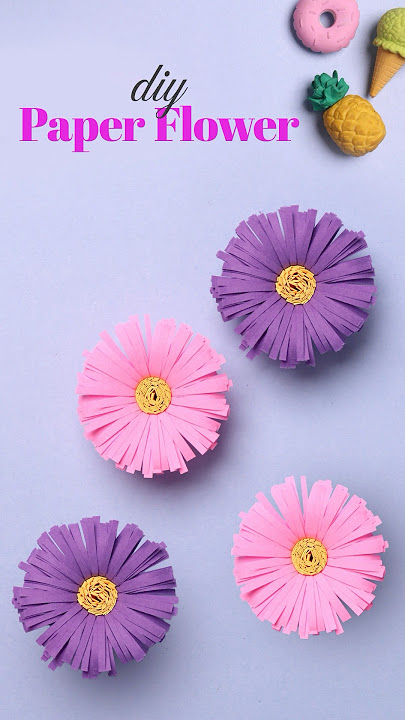 Make Beautiful DIY Paper Flowers Like a Pro #papercrafts #paperflower #craftideas
