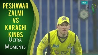 Psl 2017 Match 13 Peshawar Zalmi Vs Karachi Kings - Ultra Motion Moments