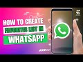 How to Create Favorites List in WhatsApp